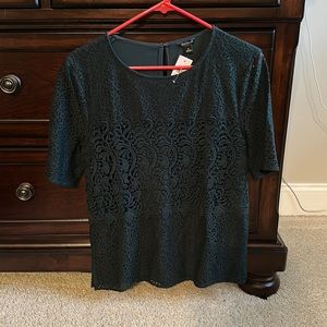 Dark Green Blouse NWT